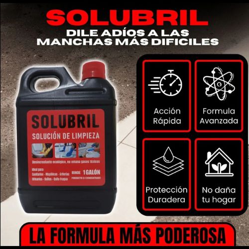 SOLUBRIL ORIGINAL - LIMPIEZA PROFUNDA PARA TODA SUPERFICIE